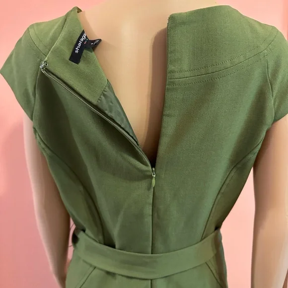 Women’s Green Dress, Size 6 (check measurements) - Picture 6 of 13